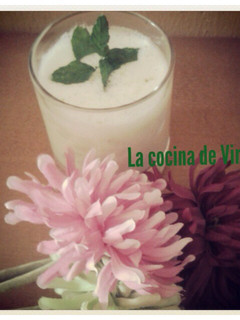 Una foto de Ajo blanco, gazpacho de almendras