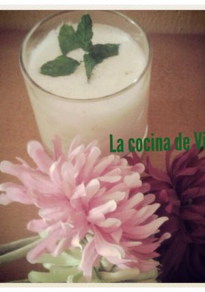 Una foto de Ajo blanco, gazpacho de almendras