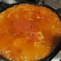 A picture of Tomato stew.