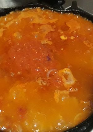 A picture of Tomato stew.