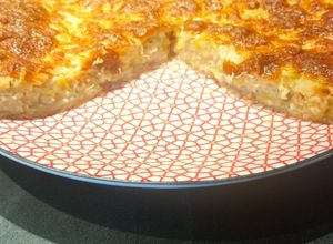 Une photo de Tarte aux poireaux et saumon fumé