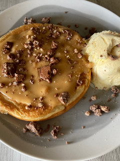 Una foto de Tortitas con turrón