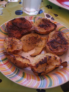 Una foto de Patatas especiadas. Receta fit