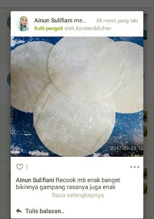 Foto resep Kulit pangsit enak,renyah,gurih