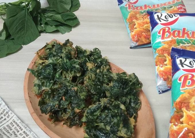 Langkah Mudah untuk Membuat Bakwan Sayur Bayam ala kobe, Bikin Ngiler