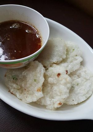 Foto resep Cireng salju bumbu rujak