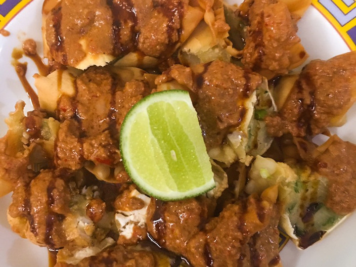 Langkah Mudah untuk Membuat Batagor aci &amp;amp; sambal kacang (tanpa ikan &amp;amp; udang) Anti Gagal