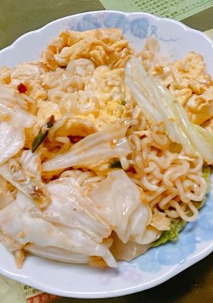 炒泡麵 的食譜成品照片