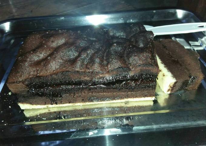 Brownies kukus coklat melelehhh...[buat yg tdk punya timbangan]