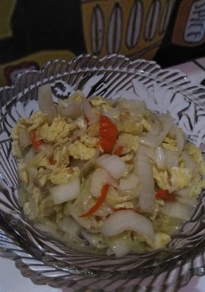 Foto resep Ca Sawi Telur Orak Arik