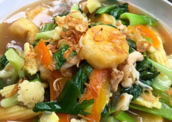 Cara membuat Sup Sapo Tahu