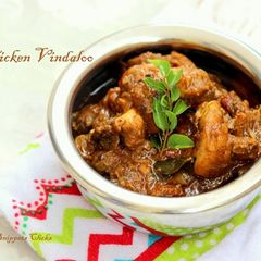 A picture of Chicken Vindaloo.