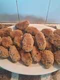 Croquetas verdes con arroz al horno