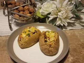 Vegetarian Stuffed Baked Potato