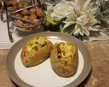 Popular Recipe Vegetarian Stuffed Baked Potato Restaurant Style