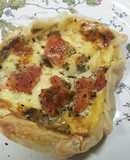 Tartitas de berenjena y tomate
