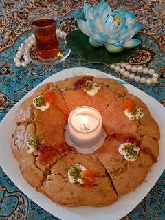عکسی از دستور کیک سیب و دارچین