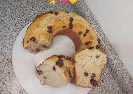 Queque de plátano y chocolate 🍫🍌💕