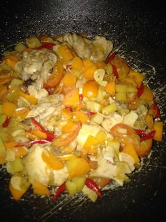 Foto resep Tumis Ayam Sayur diet enak