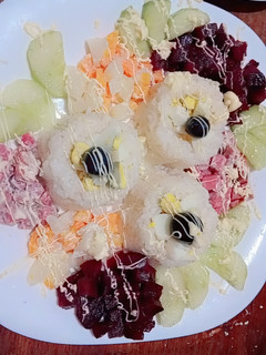 صورة لوصفة سلطة الأرز(ماسيدوان)