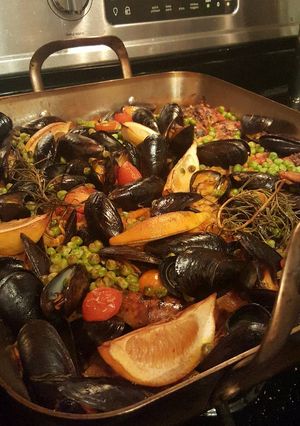 A picture of Grilled Paella.
