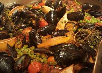 How To Cooking Recipe Grilled Paella Savory Delicious