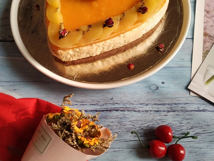 Easy Ways Prepare|Recipe} No - bake melon cheese cake the So Delicious , Make You Drink