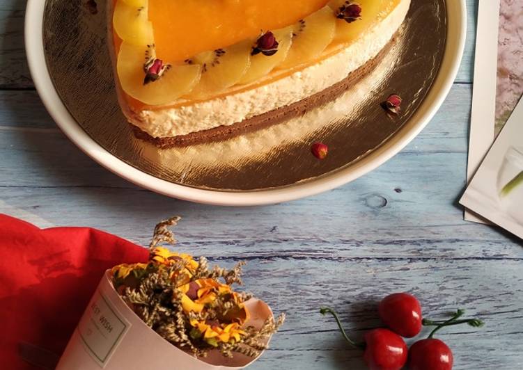 Easiest Way to Prepare Award-winning No - bake melon cheese cake