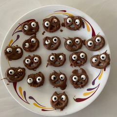 A picture of Scary pretzels.