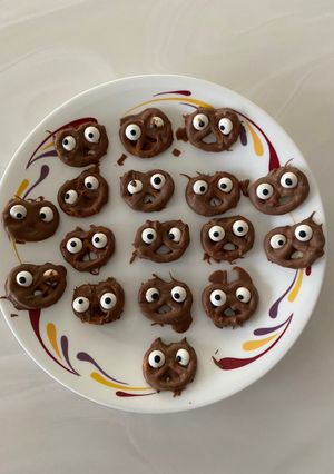 A picture of Scary pretzels.