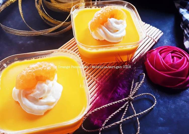 Resep: Orange pannacota Untuk Pemula!