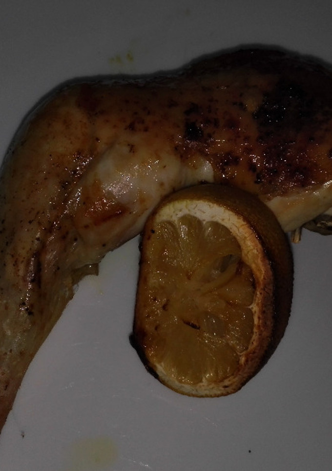 Una foto de Pollo al limón