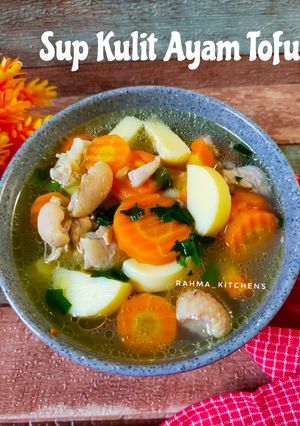 Foto resep Sup Kulit Ayam Tofu