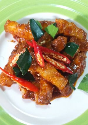 รูปของ สามชั้นผัดกะปิ (สูตรคุณยาย)