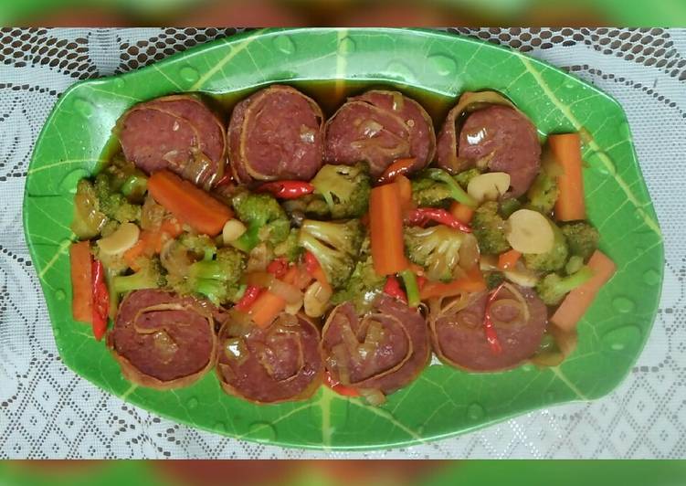 Tumis rolade sapi