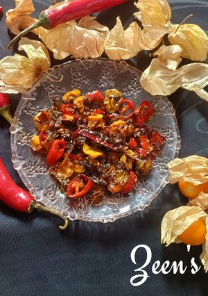 A picture of Cape Gooseberry Chutney.