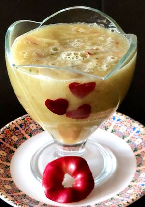 A picture of PINEAPPLE - MINT LEMONED with GRATED APPLE.