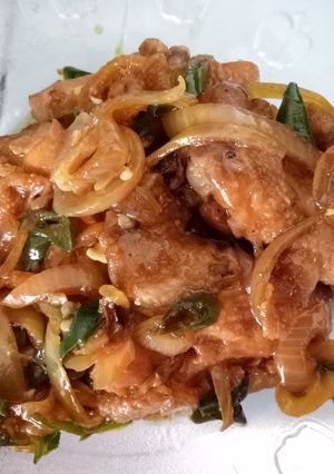 Foto resep Ayam goreng cabai hijau kecap