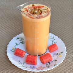A picture of Red Carrot Lassi.