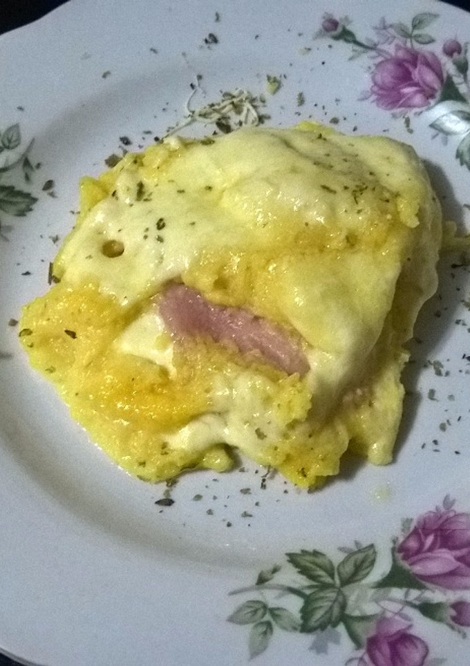 Una foto de Polenta rellena