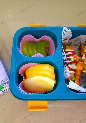 Foto resep #1 Bekal anak (mini croissants sandwich)