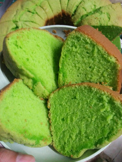 Foto resep Bolu pandan santan