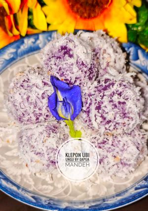 Foto resep Klepon/Onde Onde Ubi Ungu