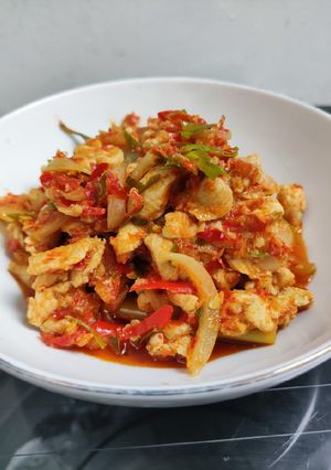 Foto resep Ayam Balado Daun Jeruk