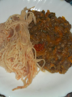 A picture of Spaghetti and Kamande.