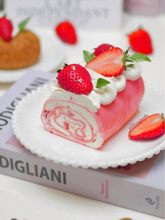 Foto resep Strawberry Crepe Roll / Towel Cake Roll / Kue Handuk Dadar Gulung Merah Putih