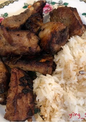 รูปของ ซี่โครงหมูทอดกระเทียมพริกไทย แบบเร่งรีบ อร่อยจนลืมอ้วน😋