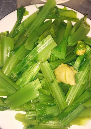 Hình của món Rau cải luộc.