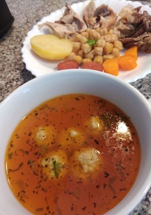 O poză a rețetei Cocido madrileño.