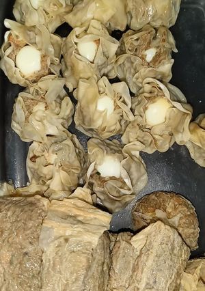 Foto resep Dimsum kulit tahu dan pangsit ala mama ine